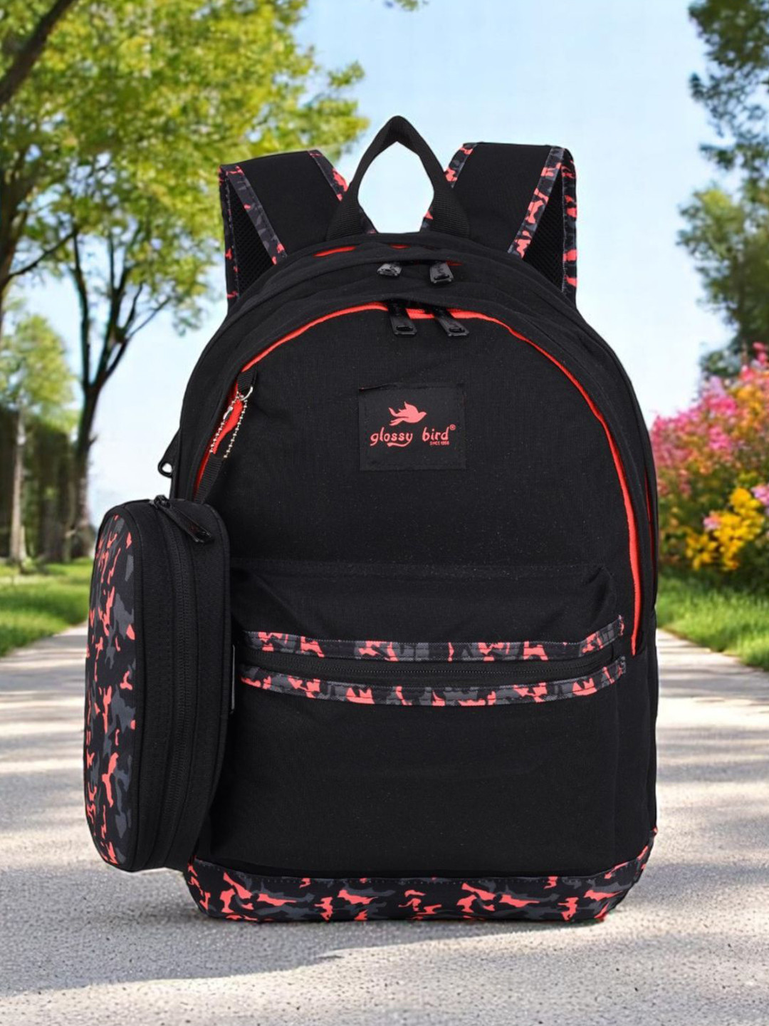 ECHOBOOMERS Unisex Backpack 4 Compartment Water-Resistant Bag