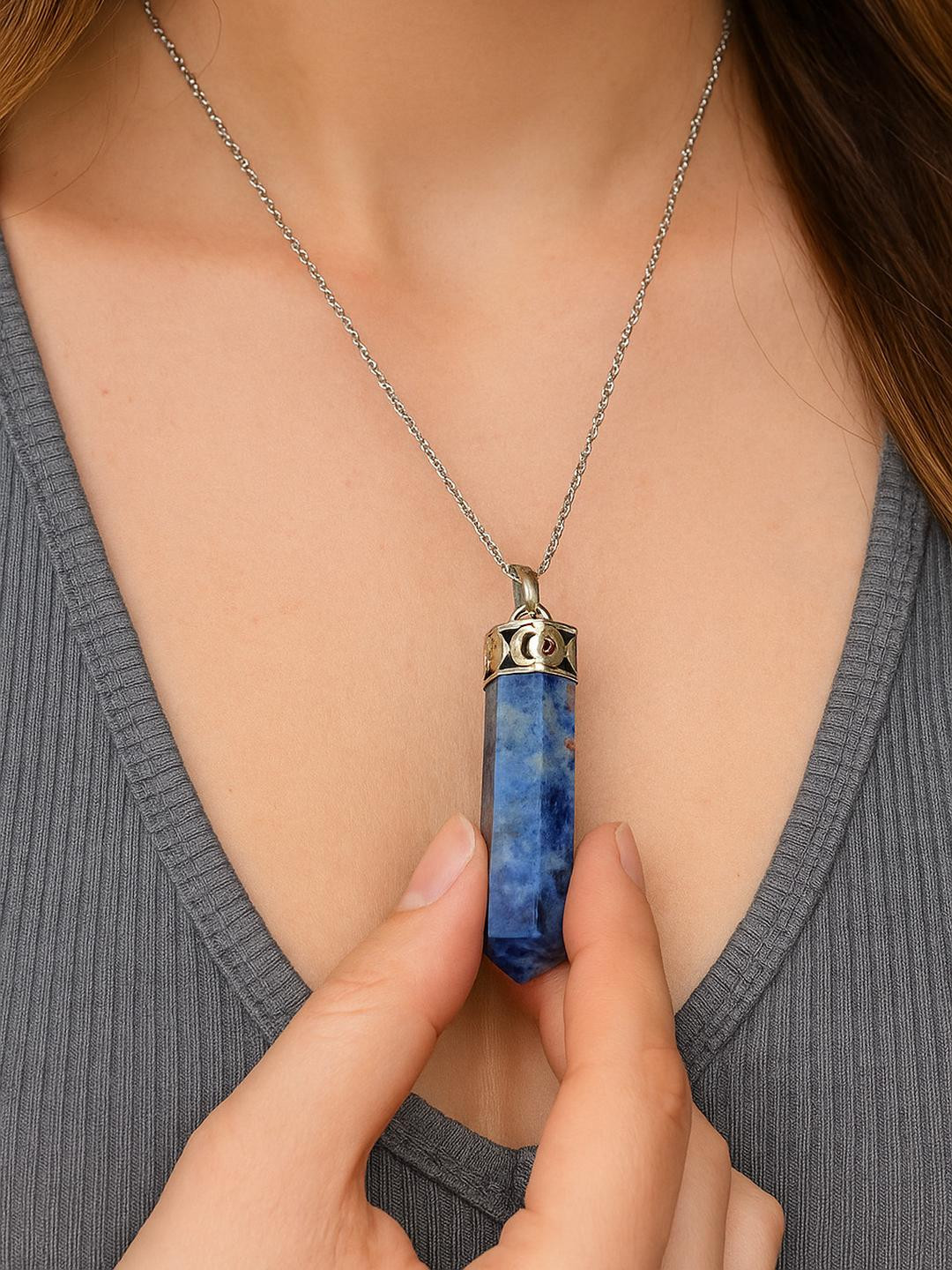 Zhupuk Blue Sodalite Pendant
