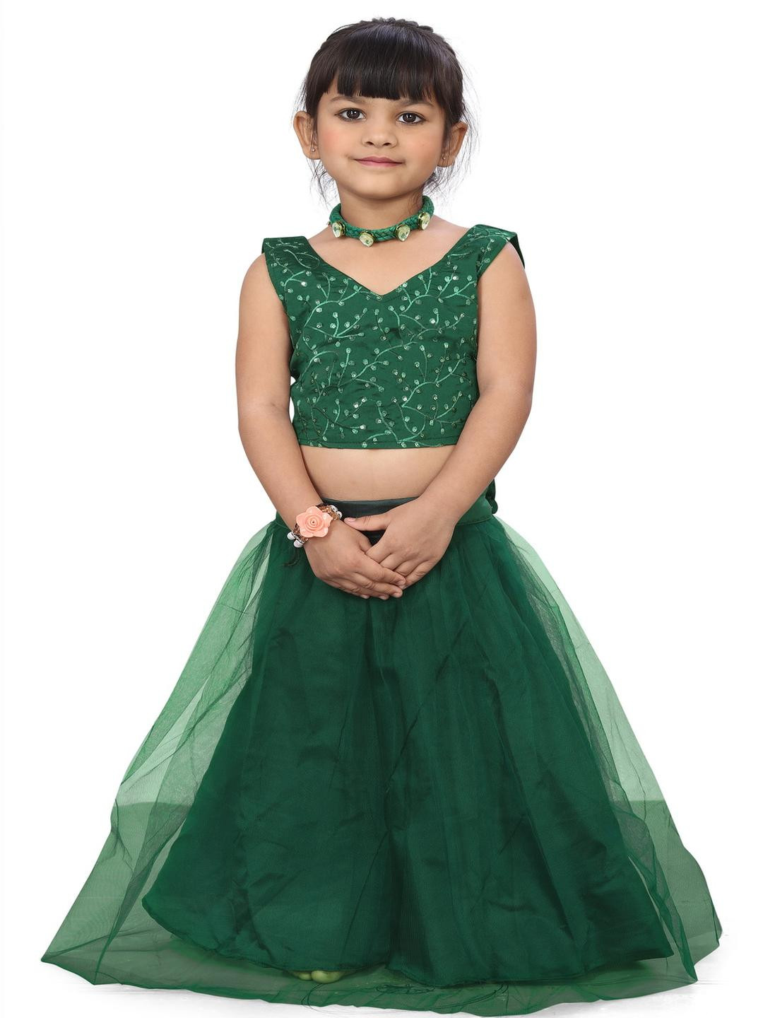 Tejam Girls Fancy Ready To Wear Lehenga Choli Set