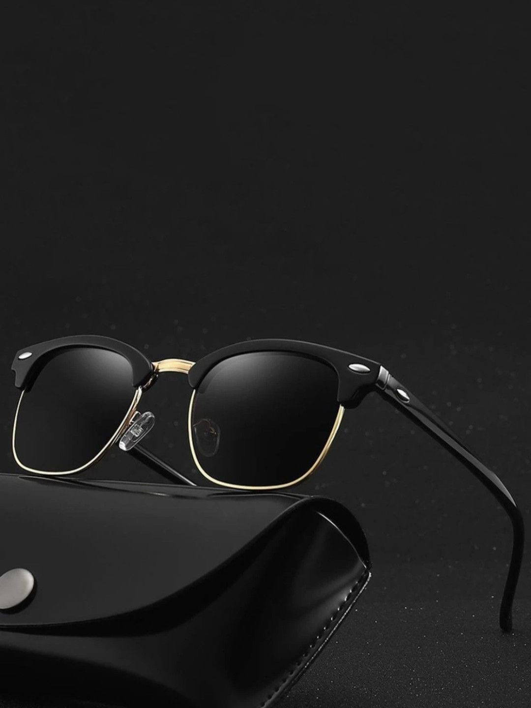 Eyedens Unisex Square Sunglasses with UV Protected Lens CB-MSTR_GB