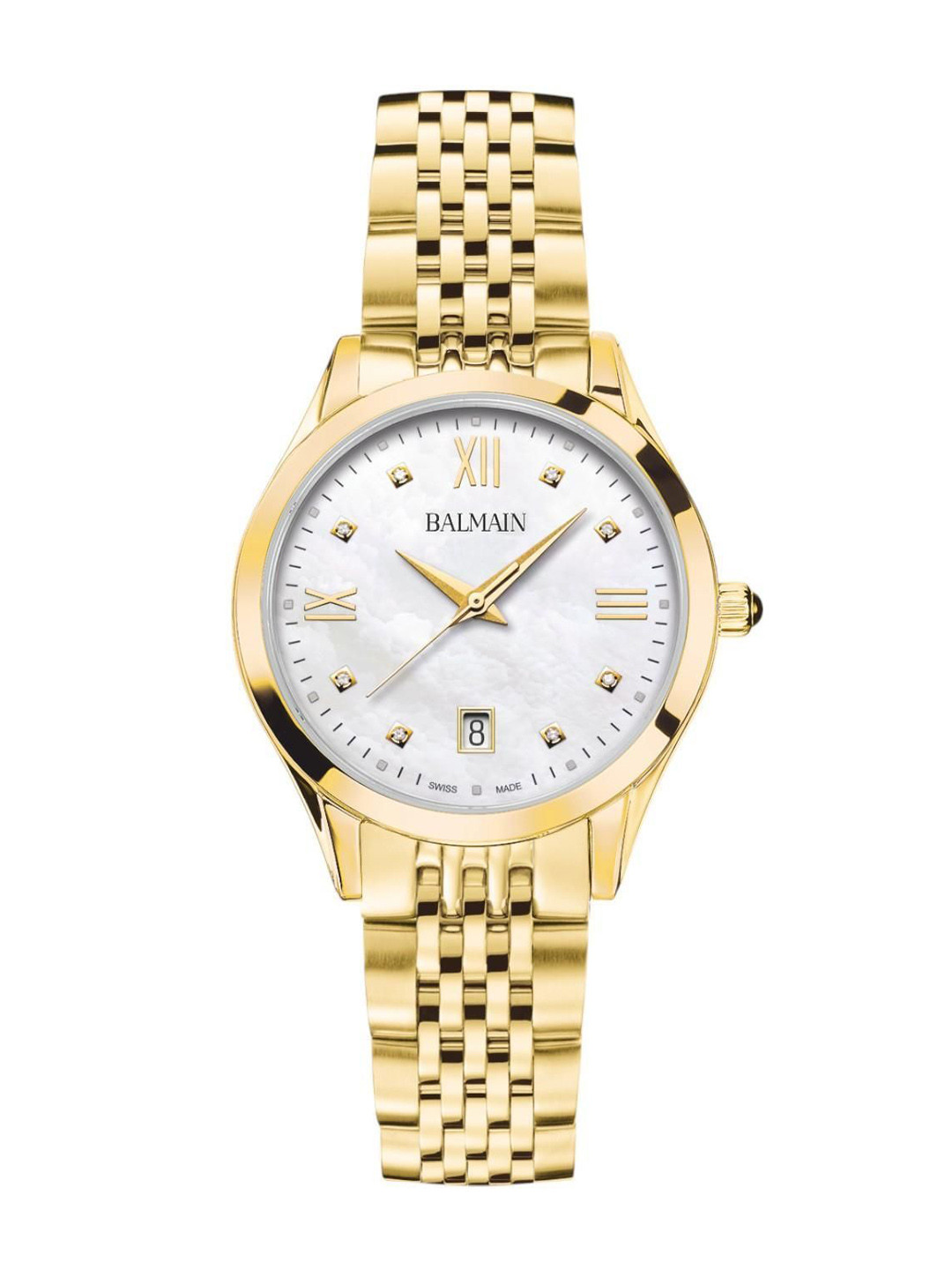 Balmain Women Dial & Stainless Steel Bracelet Style Straps Analogue Watch B43103182