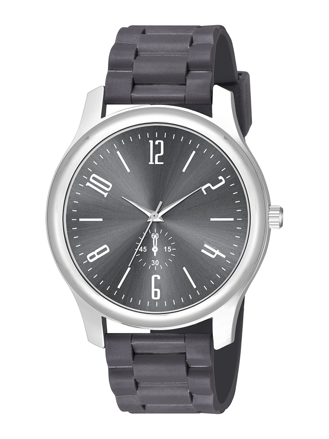 CSAMON Men Round Dial & Straps Analogue Watch 1017 M2GREY D Grey CD