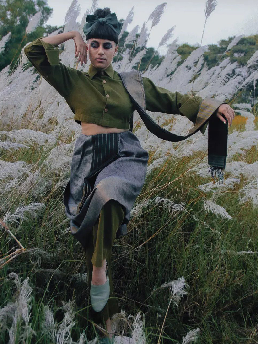 Sutra Art of Clothing Woven Design Kosa Silk Tussar Saree With Broad Zari Border