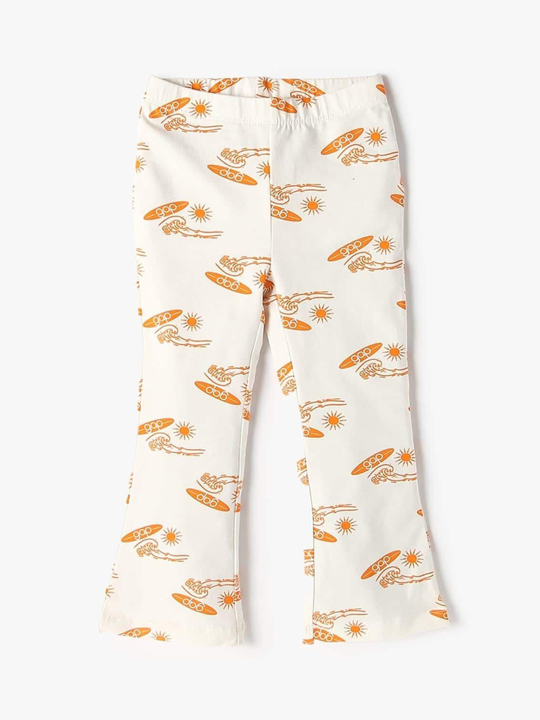 GAP Girls Printed Bootcut Flared Bootcut Trousers
