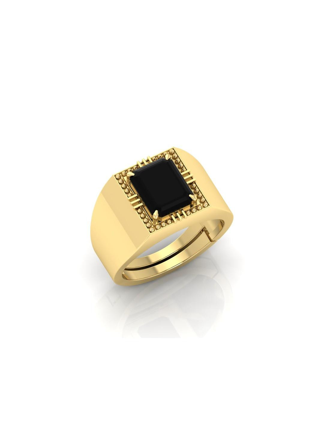 14.25 Ratti Natural Lab Certified Kala Sulemani Hakik Agate Gemstone Ring With Lab Certificate