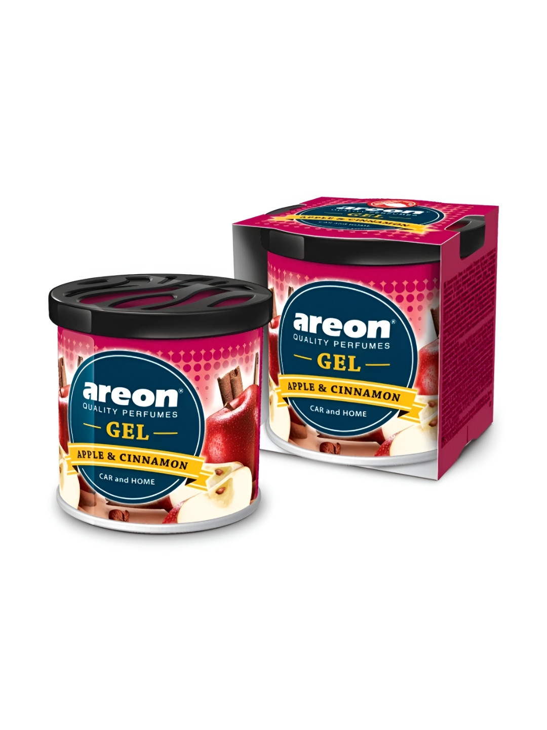AREON Apple & Cinnamon Gel Air Freshener - 0.080ml