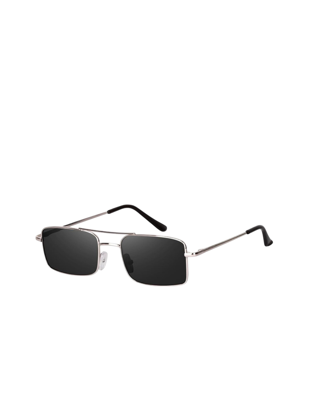 Eyedens Unisex UV Protected Square Sunglasses Karan-Ojhla_Slver-Blck