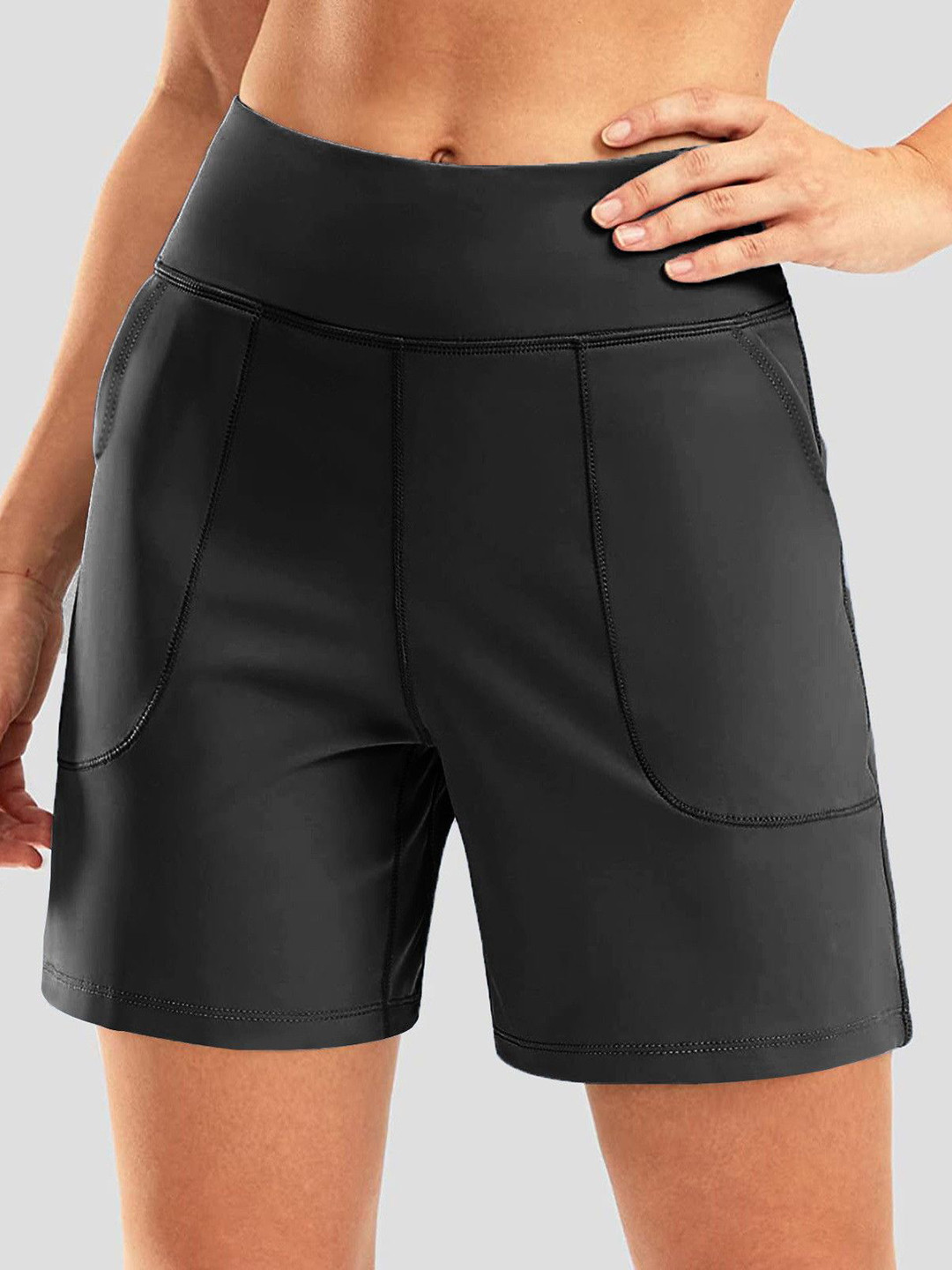 StyleCast Women Slim Fit High-Rise Trendy Sports Shorts