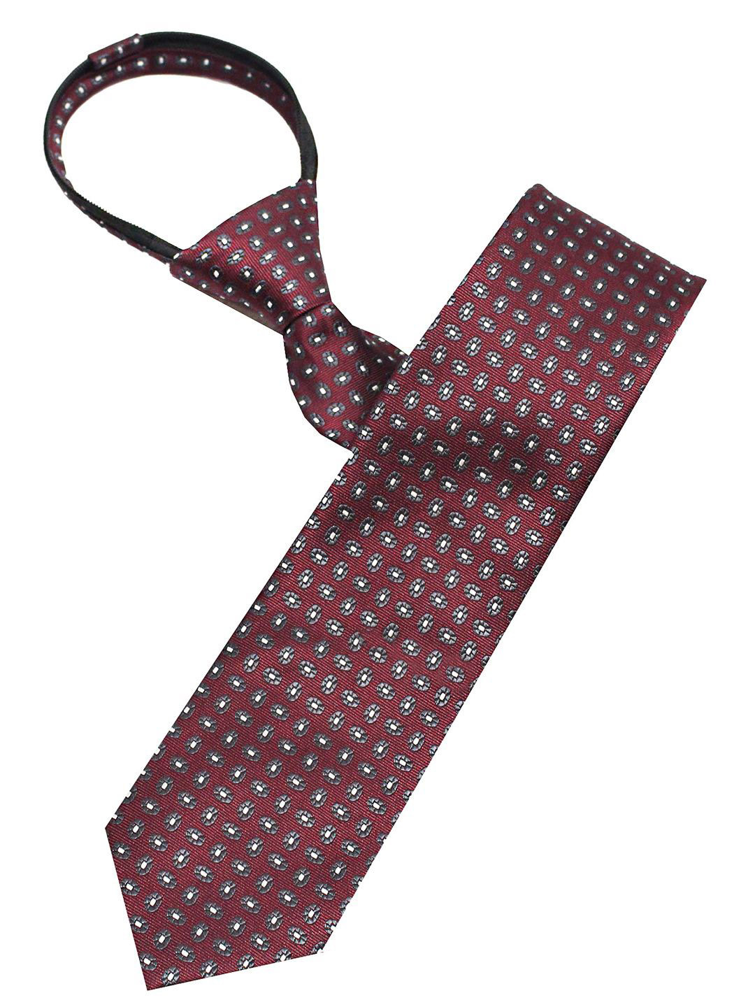 Leonardi Men Woven Design Skinny Tie