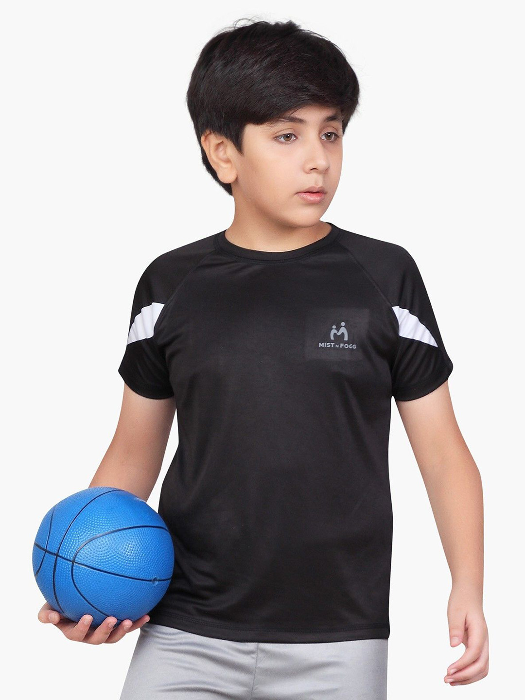 MIST N FOGG Boys Extended Sleeves Pockets T-shirt