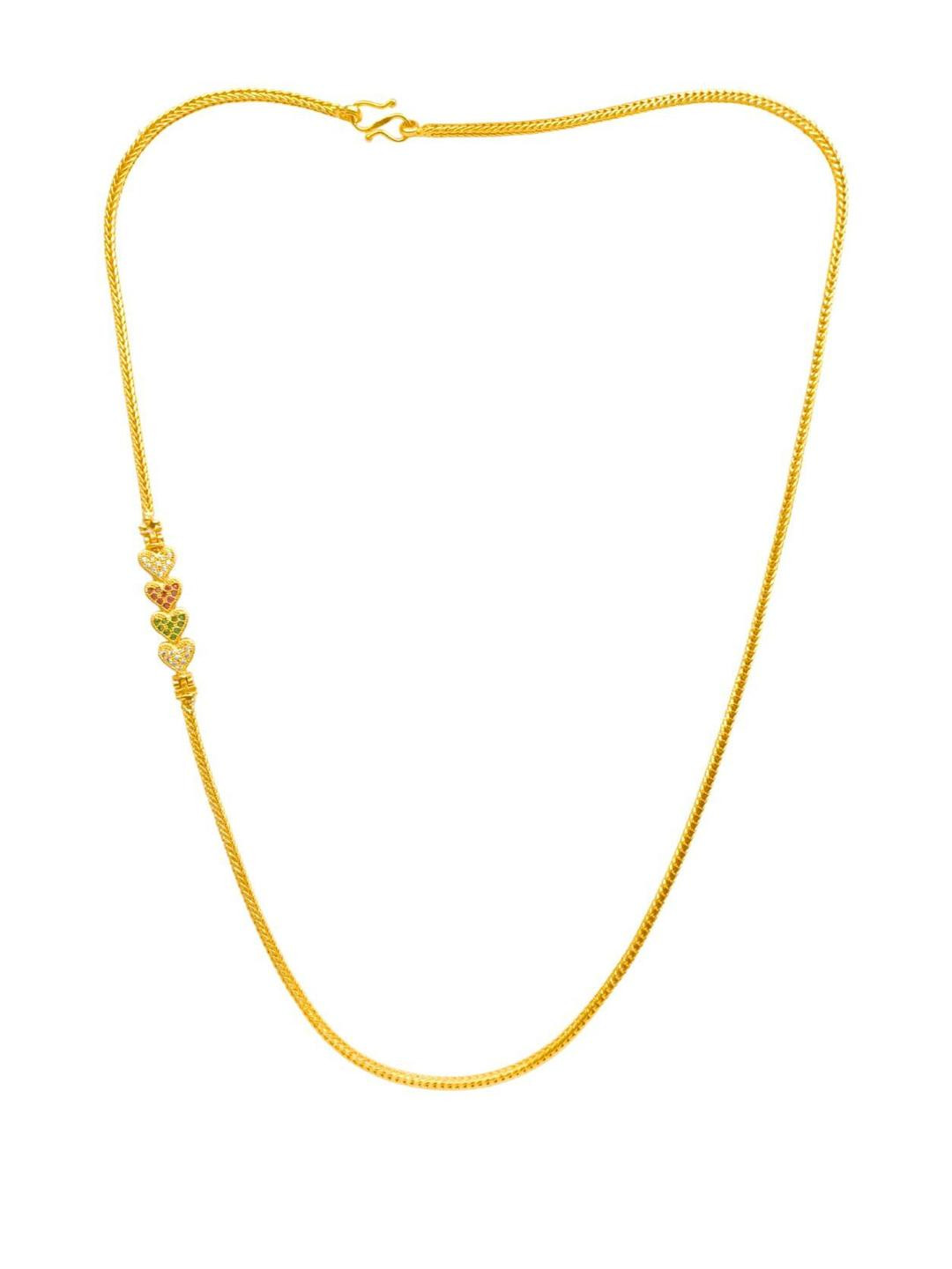 Jewelry Miguel Rose Gold-Toned Alloy Necklace