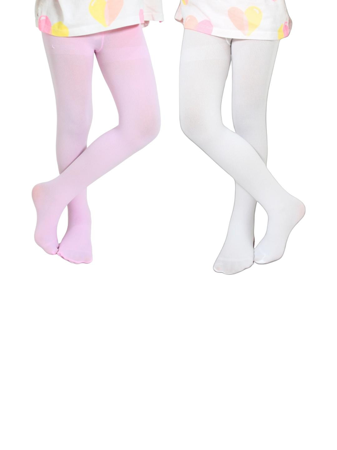 NESKA MODA Girls Pink Stockings