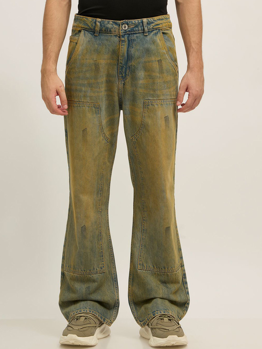 Espanshe Pascal Men Cotton Flared Fit Jeans