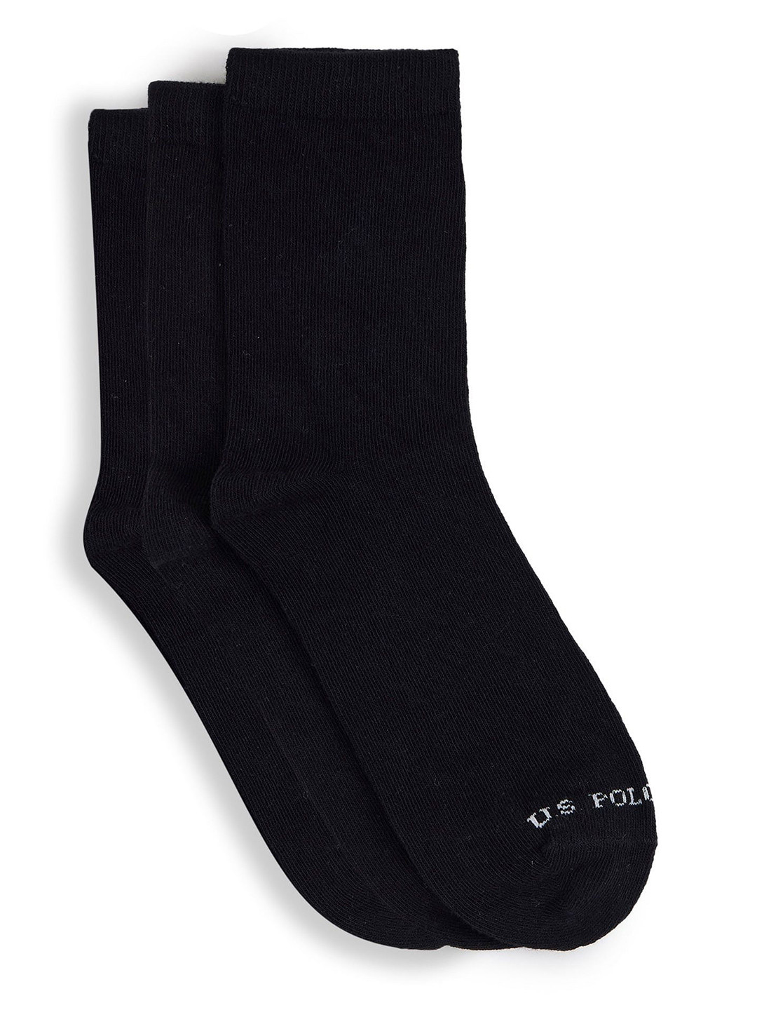 U.S. Polo Assn. Kids Pack Of 3 Mid Calf-Length Socks