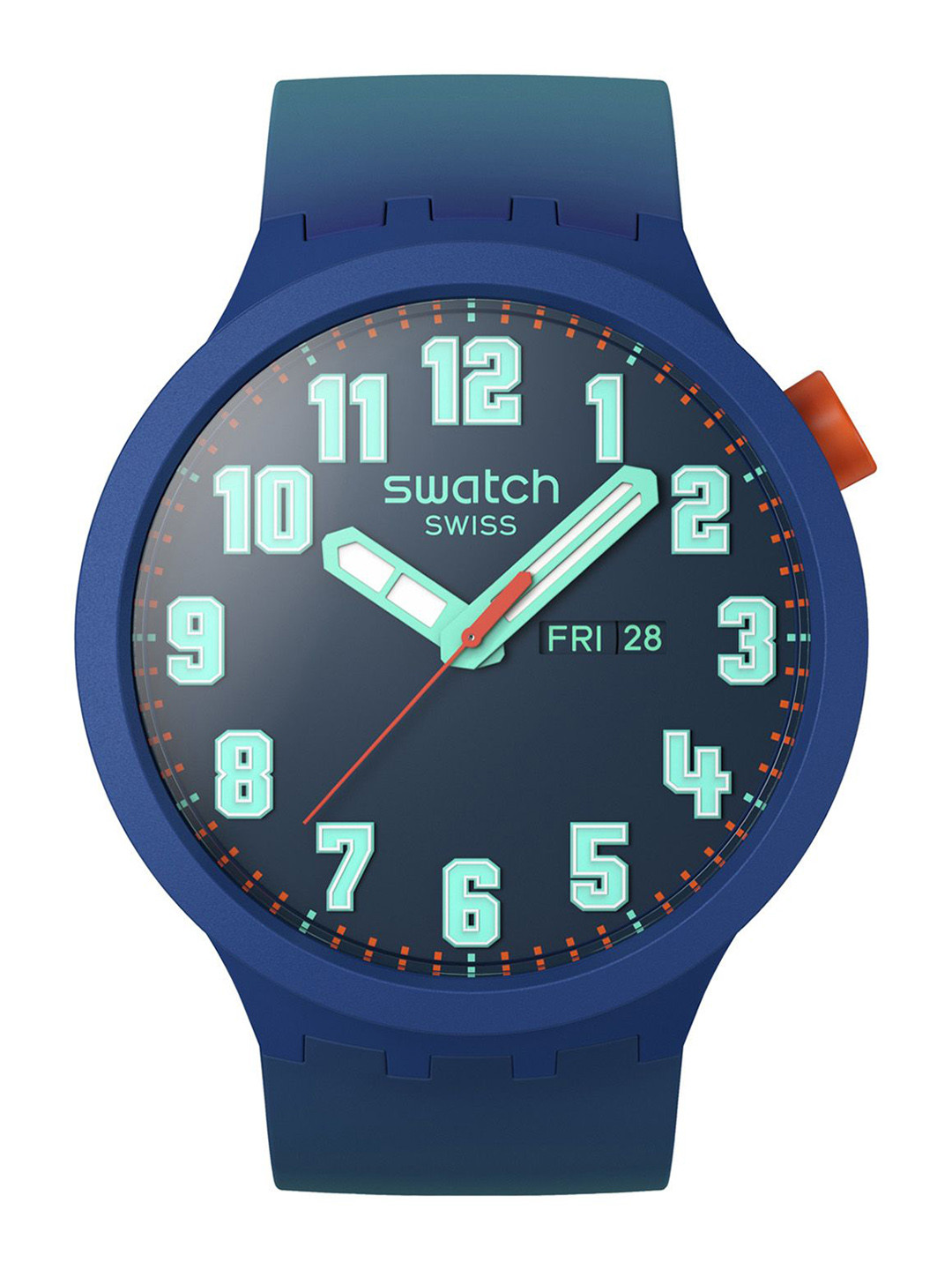 Swatch Unisex Dial & Straps Analogue Watch SB01N700