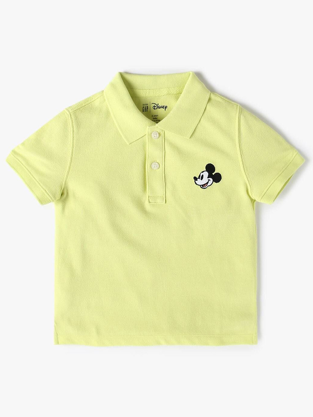 GAP Boys Mickey Mouse Embroidered Polo T-Shirt