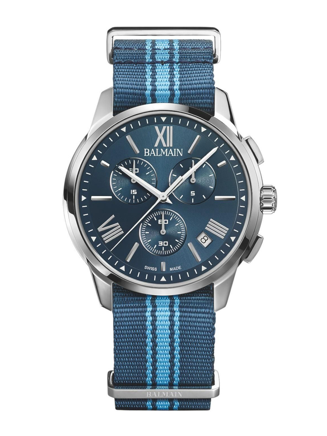 Balmain Men Dial & Leather Straps Analogue Watch B74817292