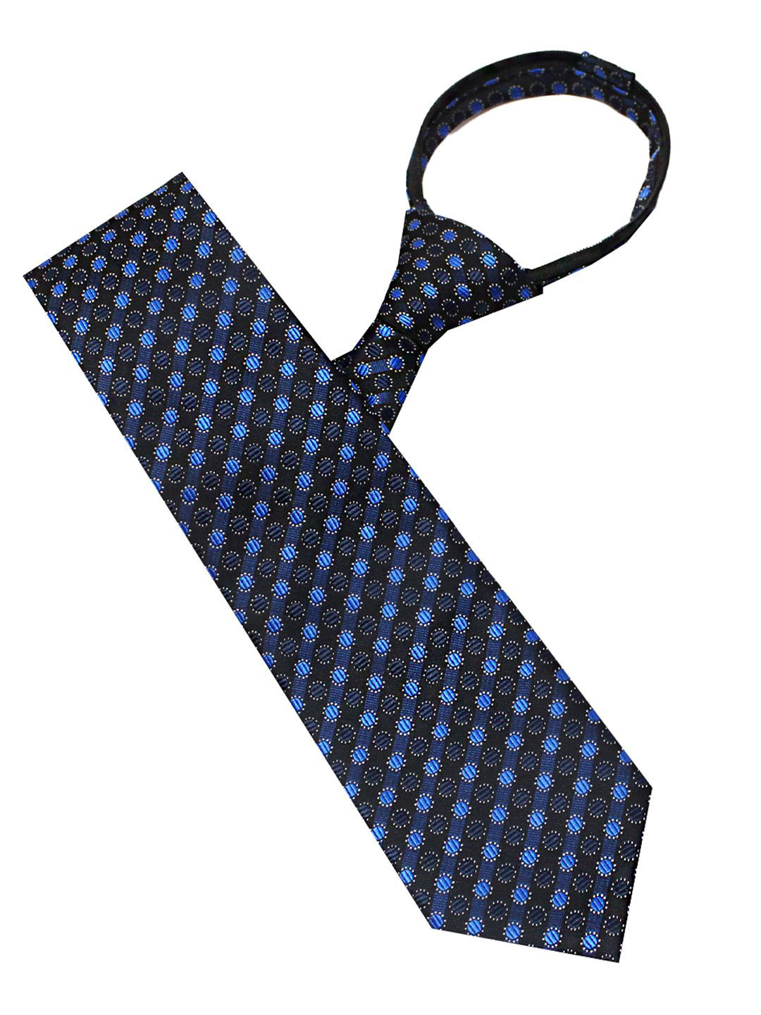 Leonardi Men Woven Design Zipper Tie