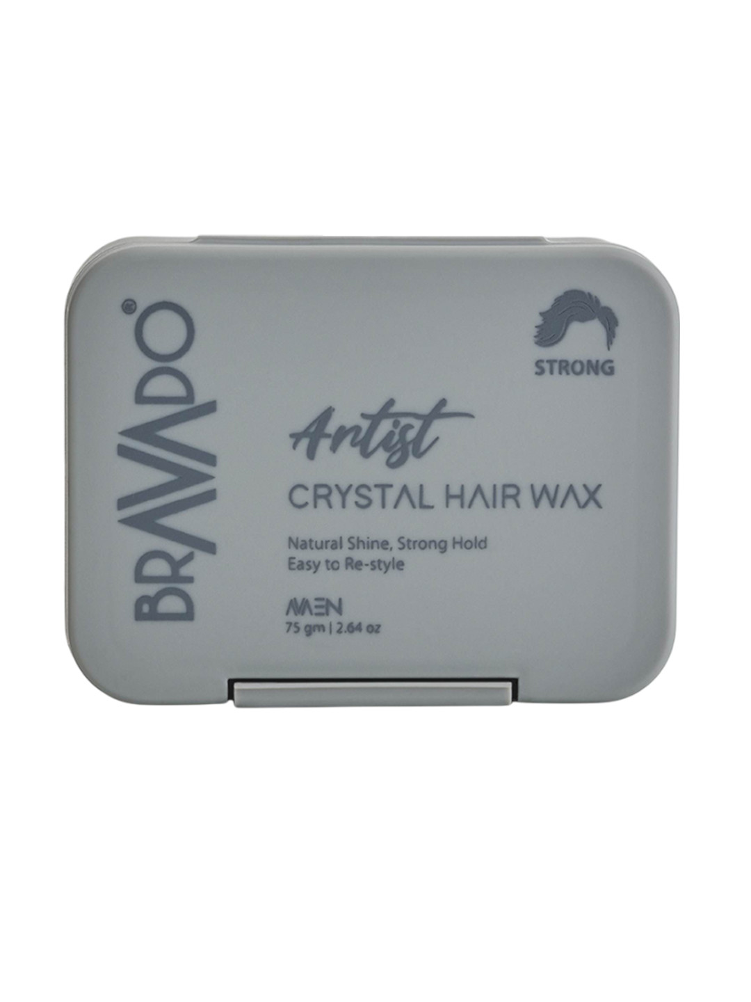 Bravado Artist Crystal Strong Hold Hair Wax - 75g