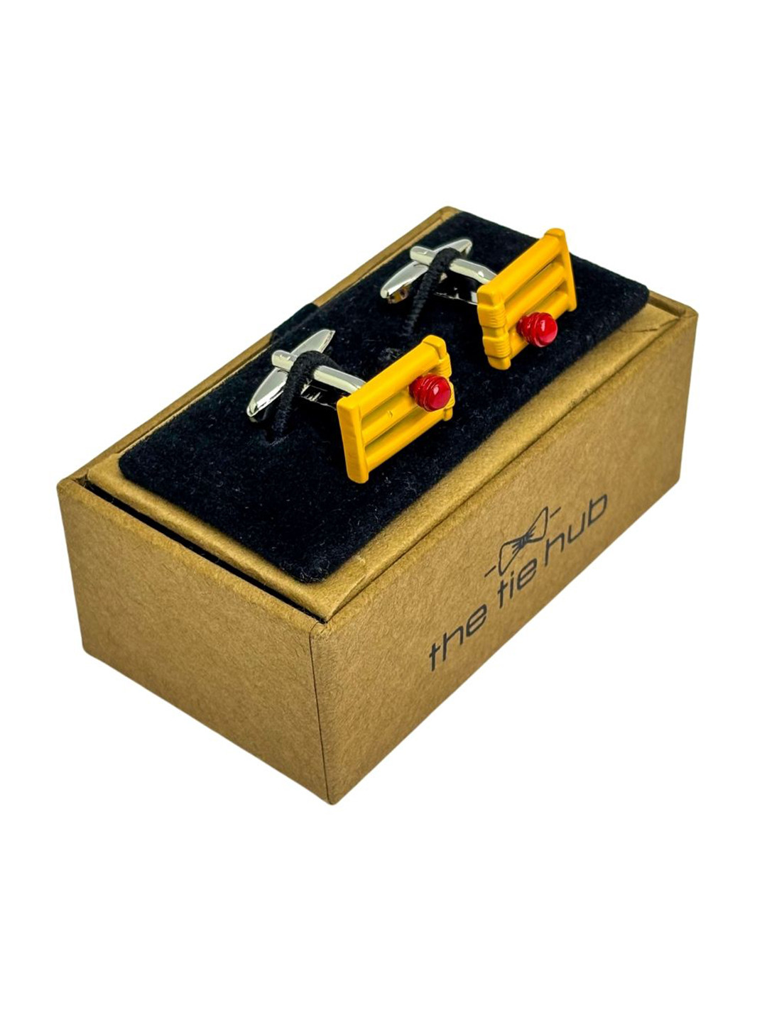 The Tie Hub Men Quirky Cricket Cufflink