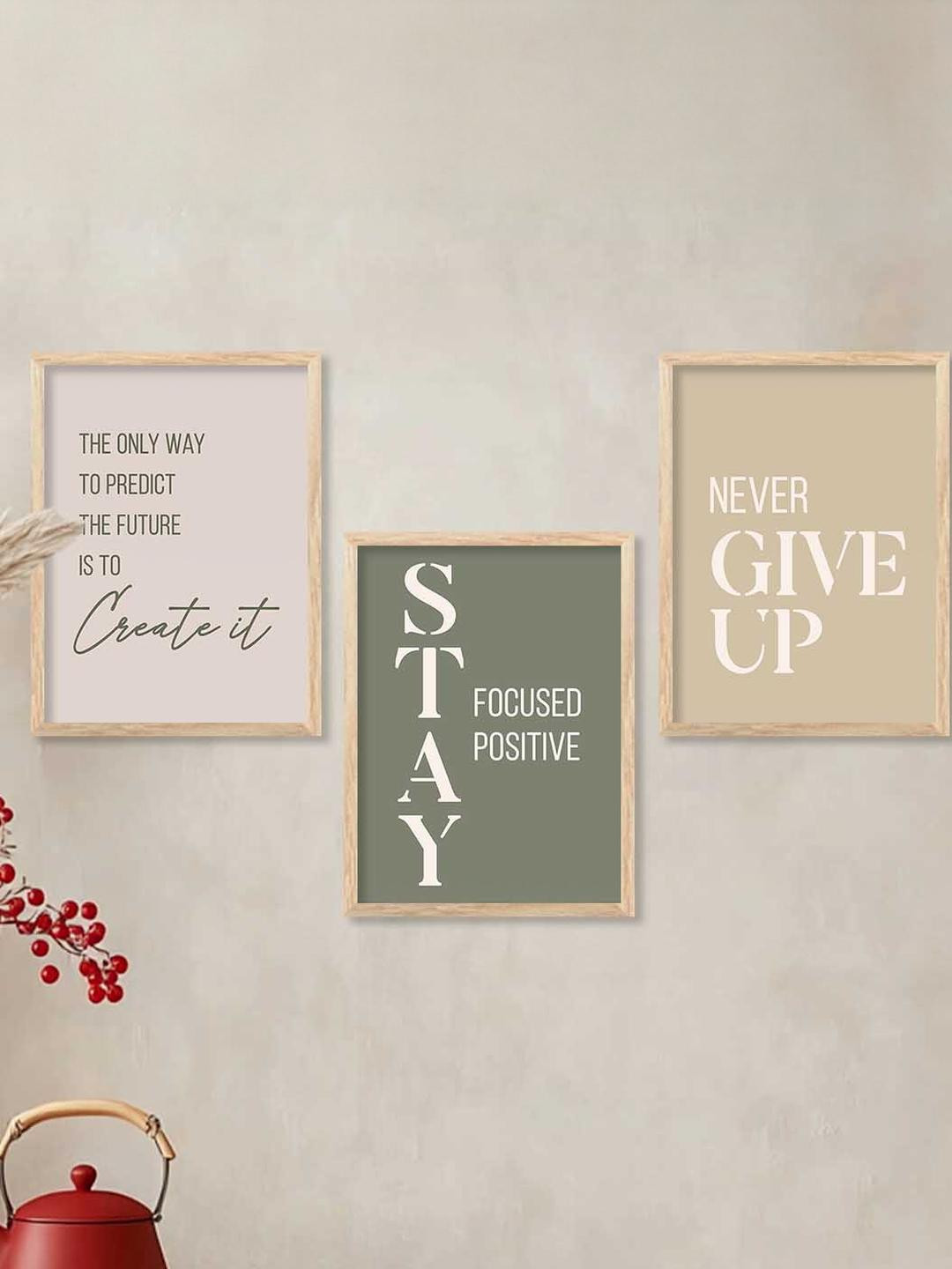 Motivational Wall Art  With Frame Home Decor Wall Painting For Living Room Office Bedroom