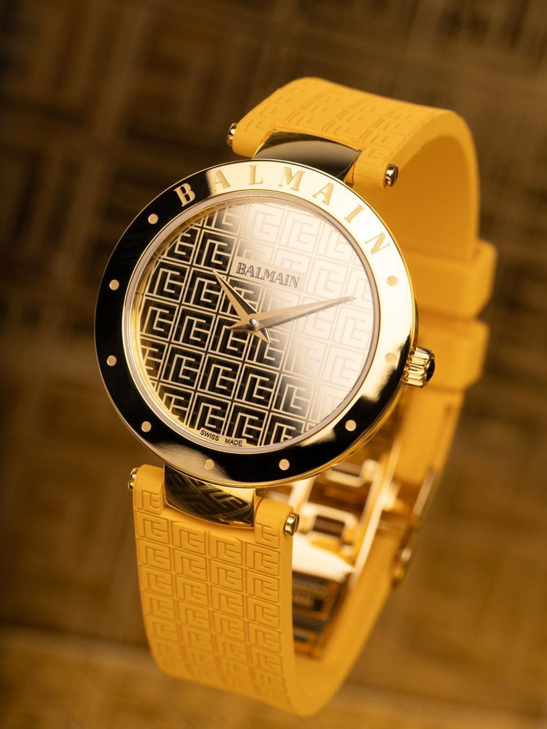Balmain Women bijou Patterned Dial & Straps Analogue Watch B42504227