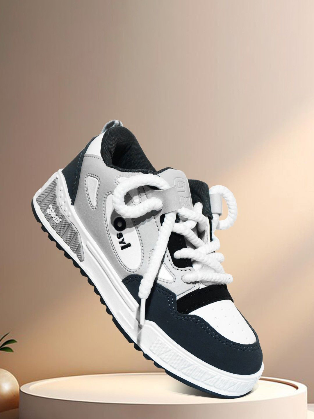 G&D Kids Lace-Ups Round Toe Sneakers