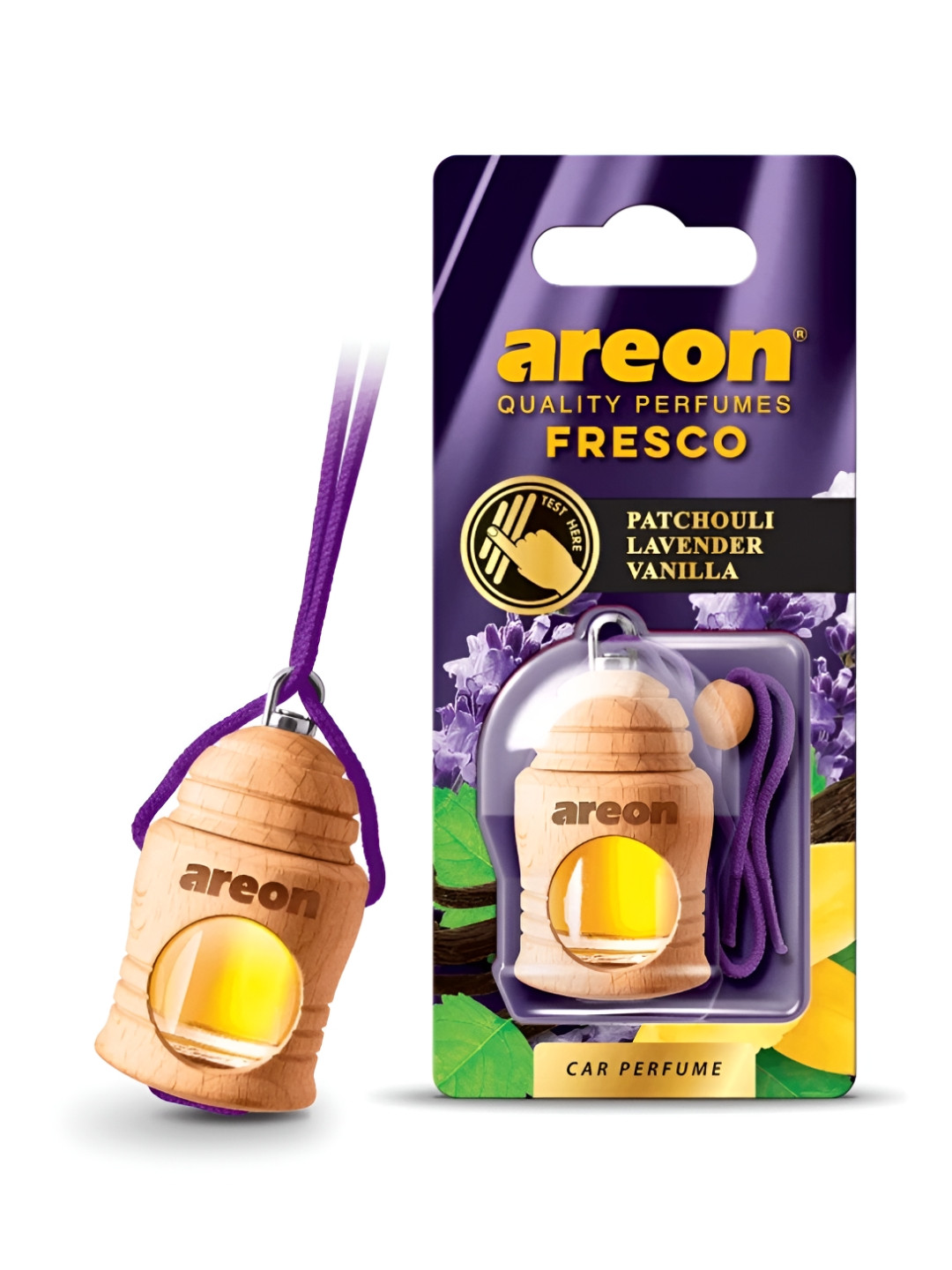 AREON Fresco Peach Lavander & Vanilla Car Freshener 4 ml