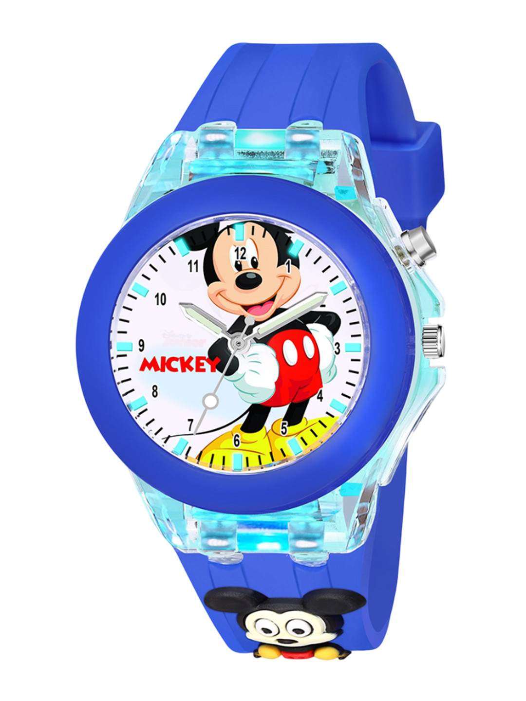 CERO Kids Micky Printed Dial & Straps Digital Multi Function Watch Kids-Mickey-Mouse-Blue