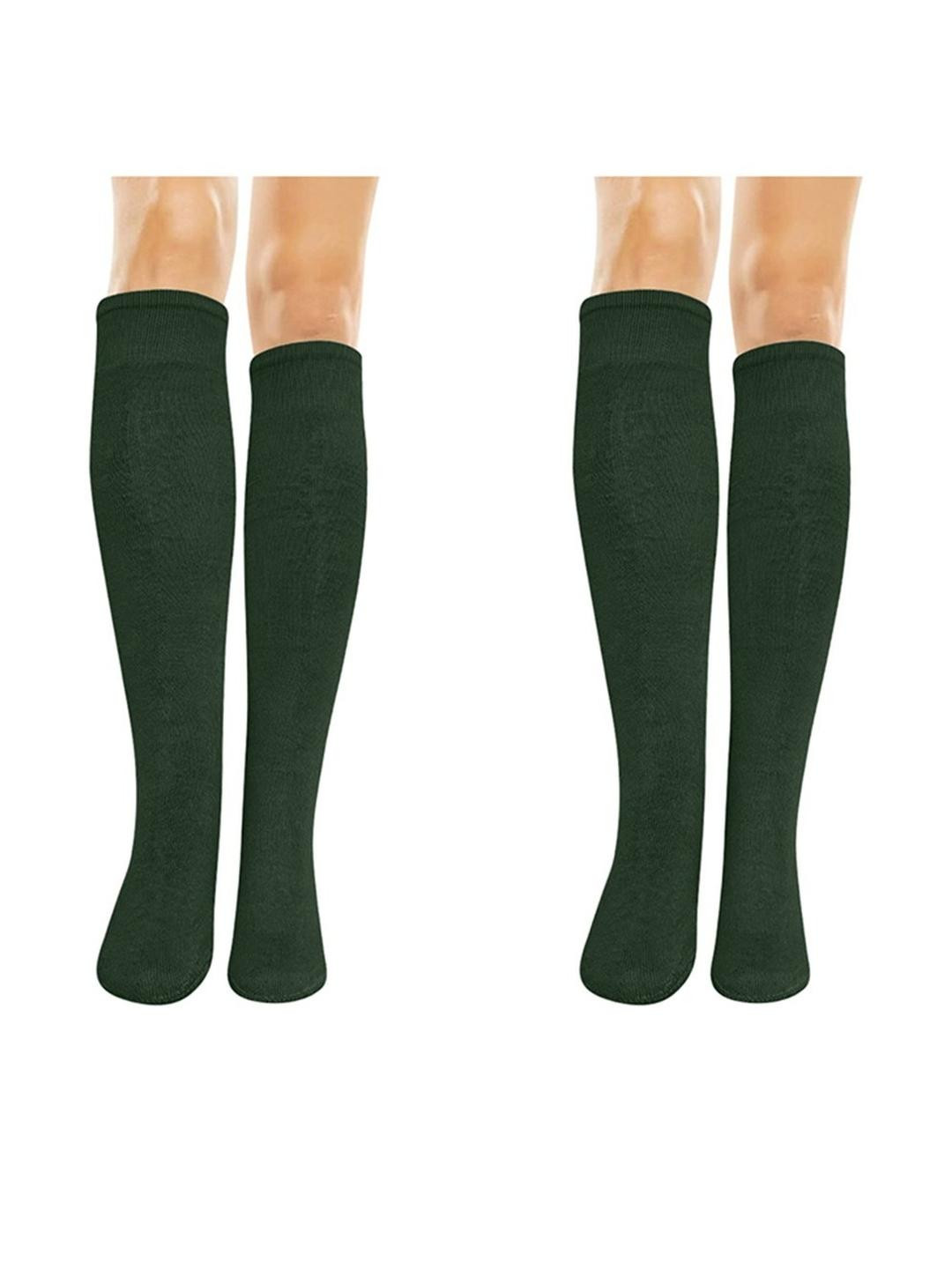 MUKHAKSH Green Cotton Socks