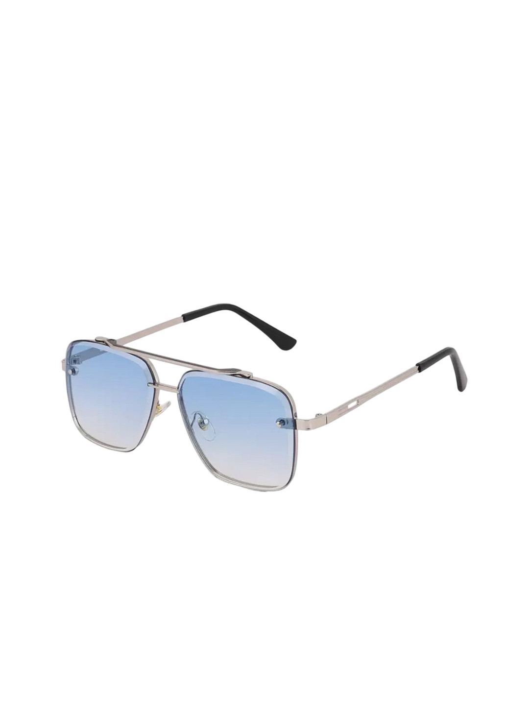 Eyedens Unisex UV Protected Aviator Sunglasses DITA_SLVR-BLU_DC_01
