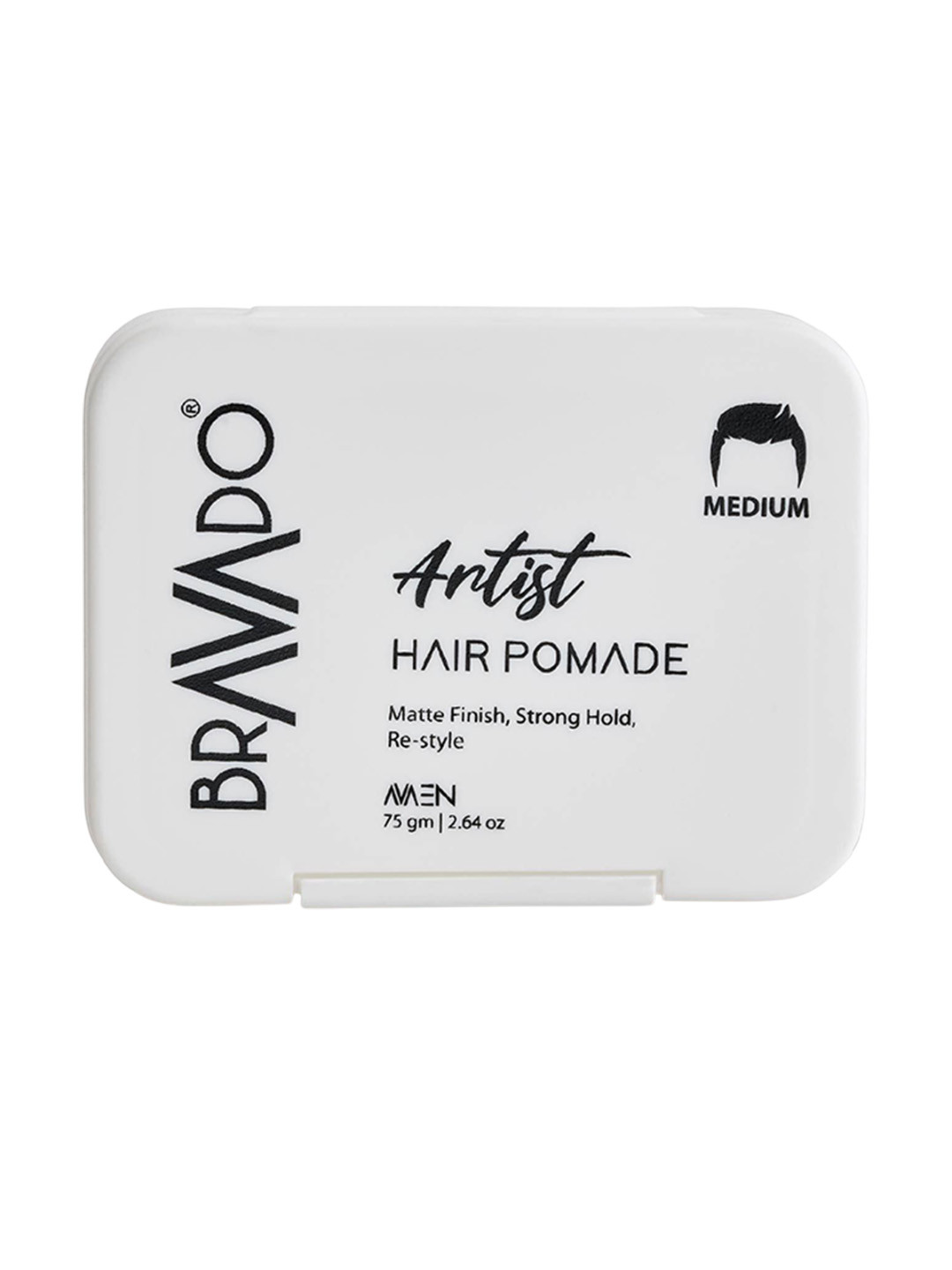 Bravado Artist Hair Pomade - Matte Finish, Strong Hold and Nourishing Hair Cream Wax- 75g