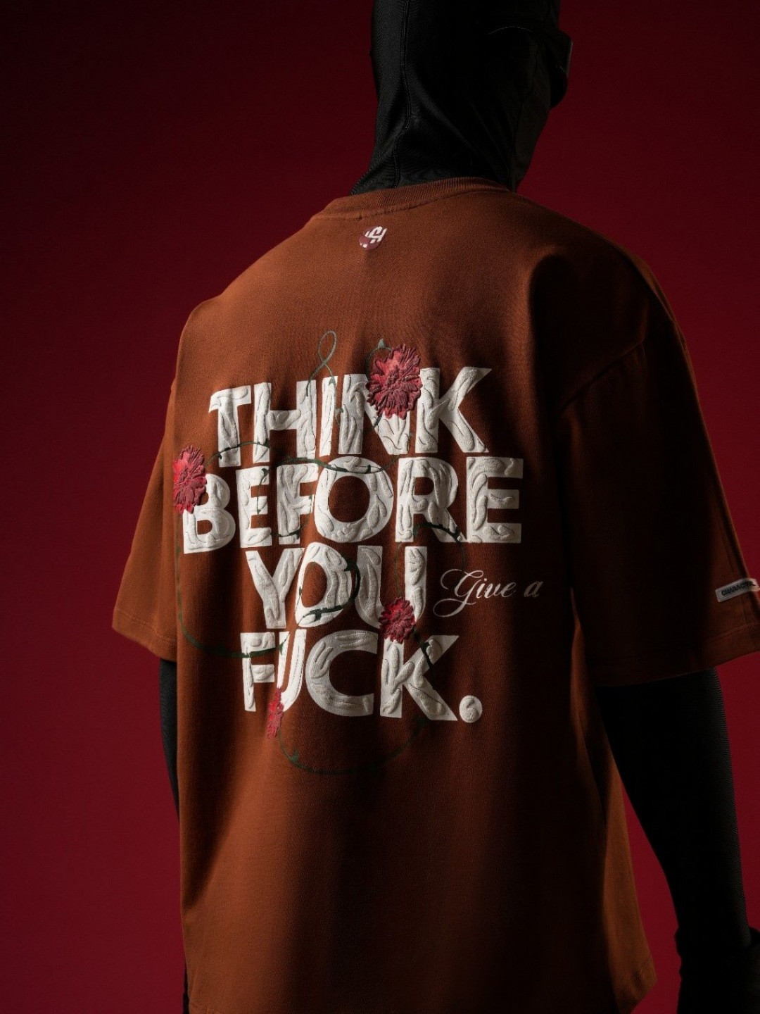 CHARACTR CO IN Unisex Typography Extended Sleeves T-shirt