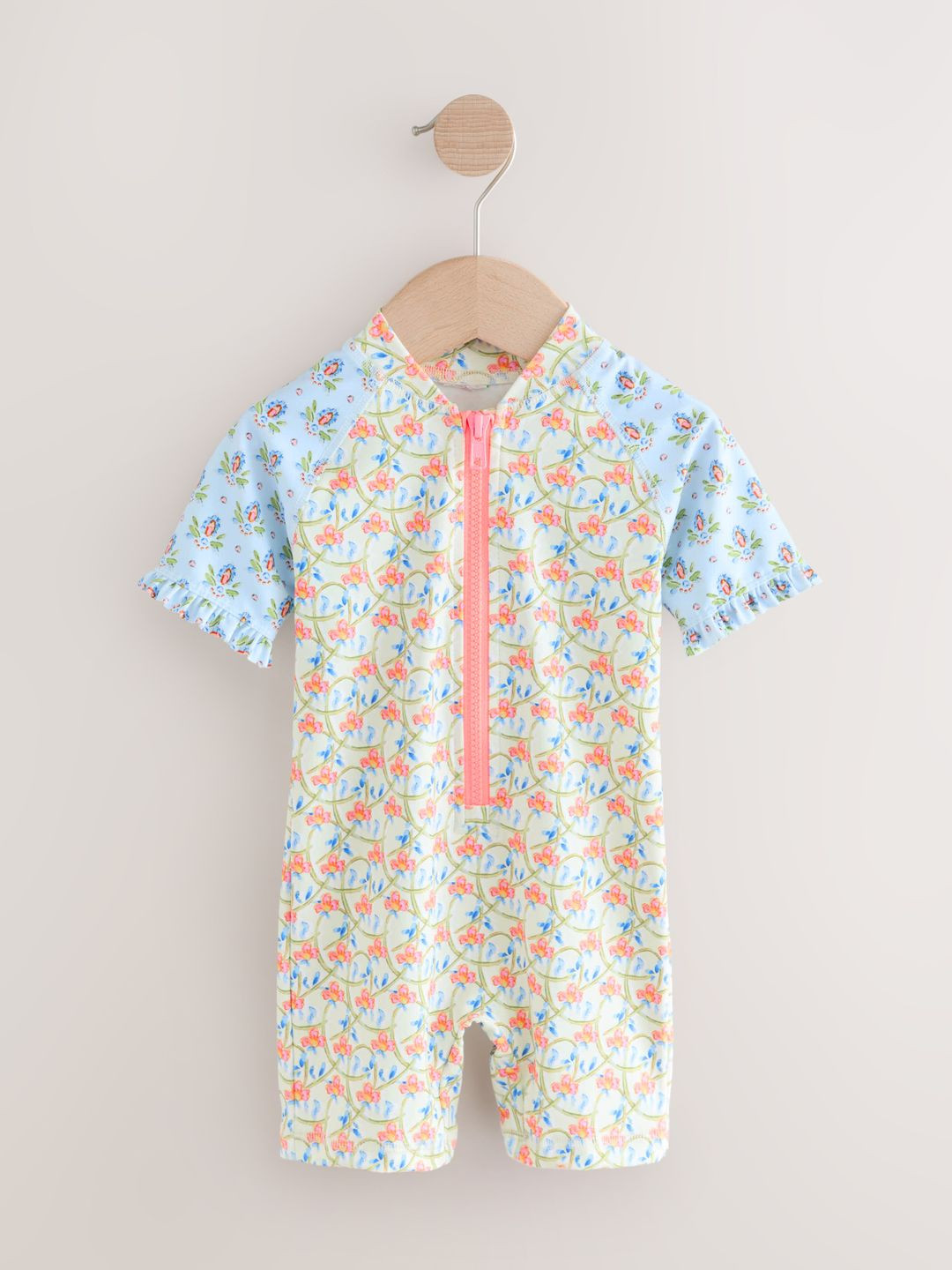 NEXT Infant Girls Floral Printed Swimsuit