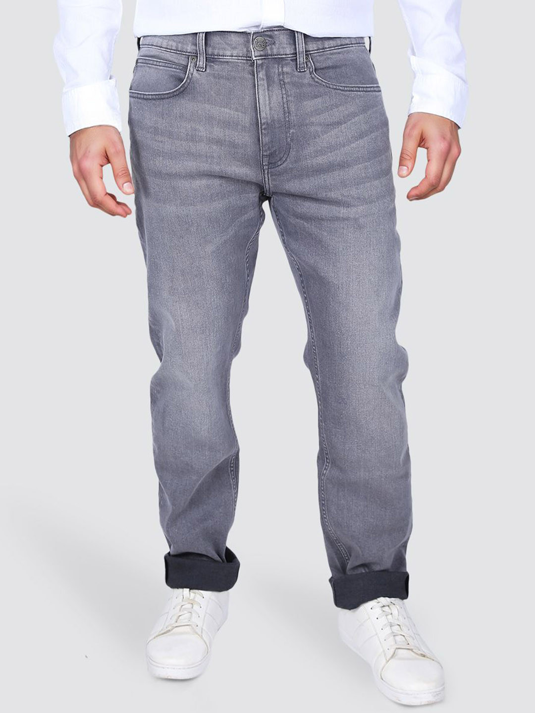 Lee Men Relaxed Fit Mid-Rise Stretchable Jeans