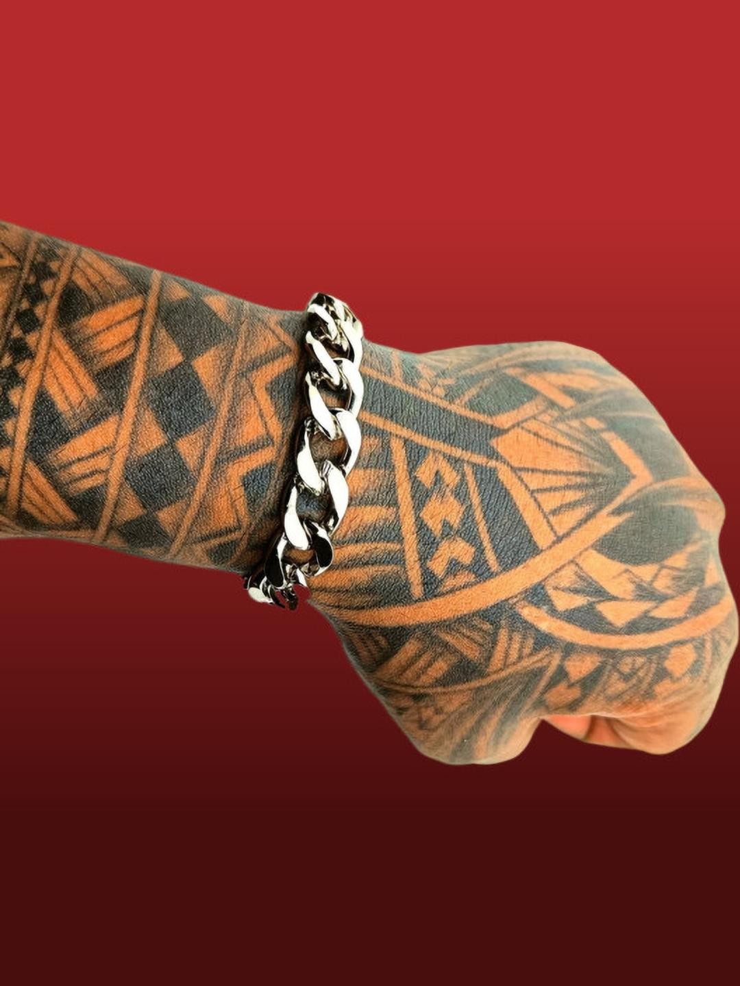 Dynamic Retail Global Men Stainless Steel Silver Bracelet