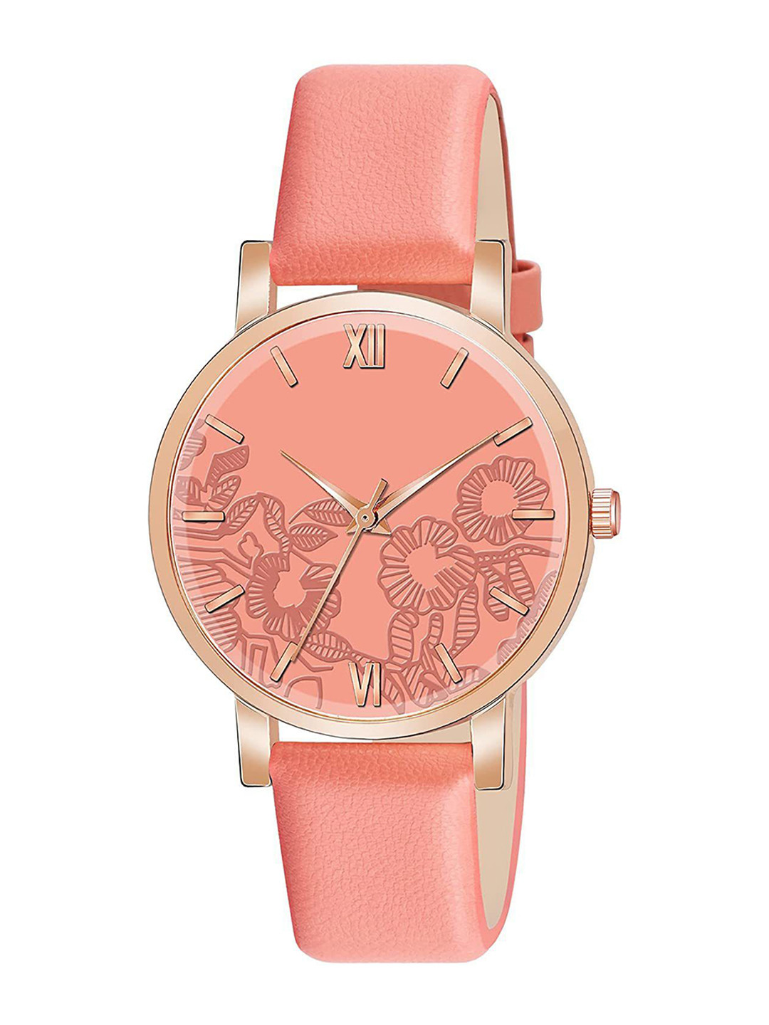 CSAMON Women Dial & Bracelet Style Straps Analogue Watch C36RG ORG R1 Leather