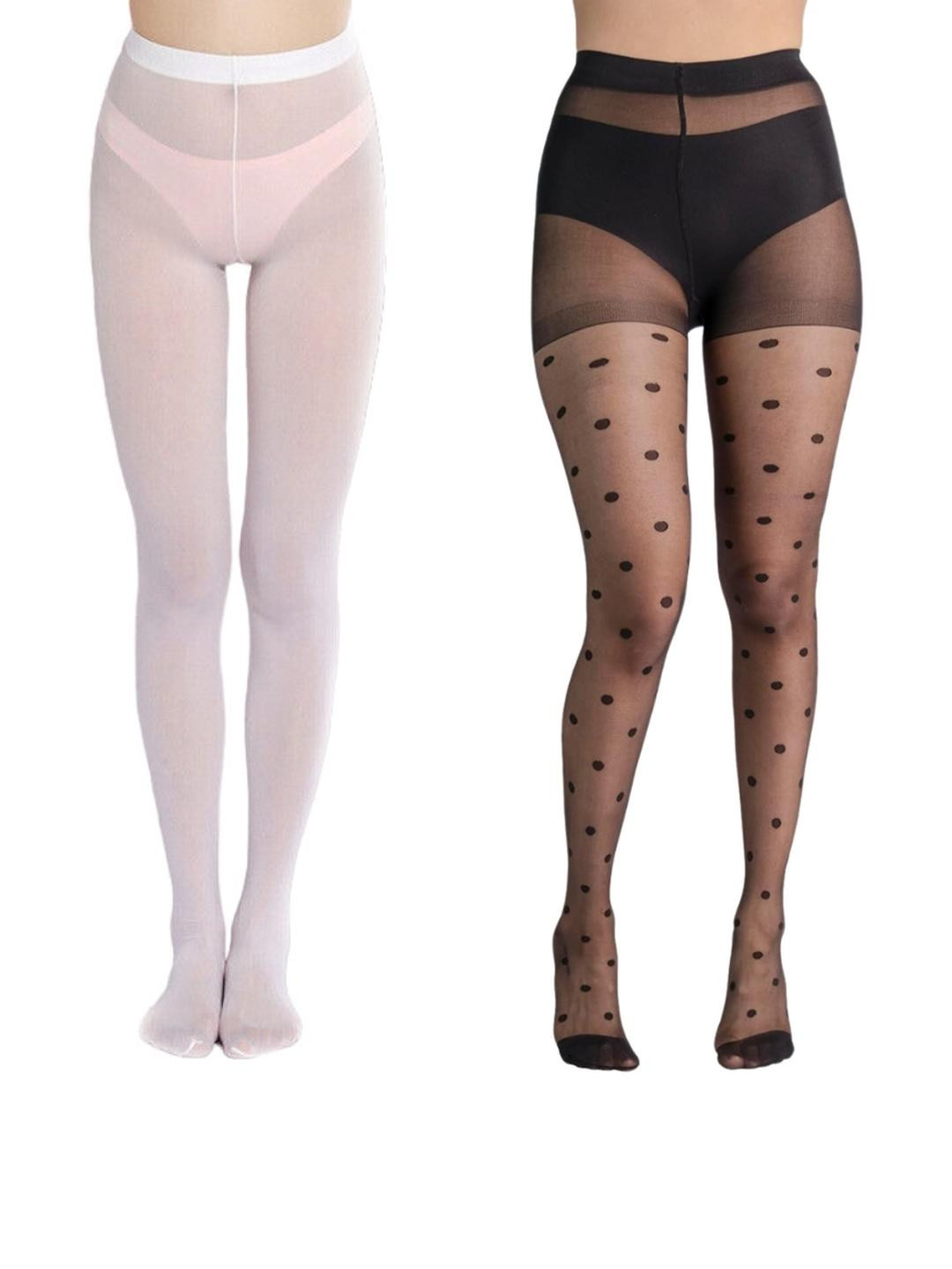 NESKA MODA Women White Stockings