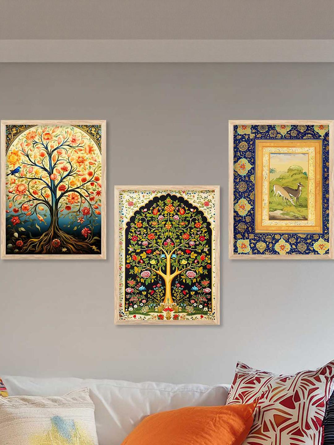Traditional Wall Art  With Frame Home Decor Wall Painting For Living Room Office Bedroom