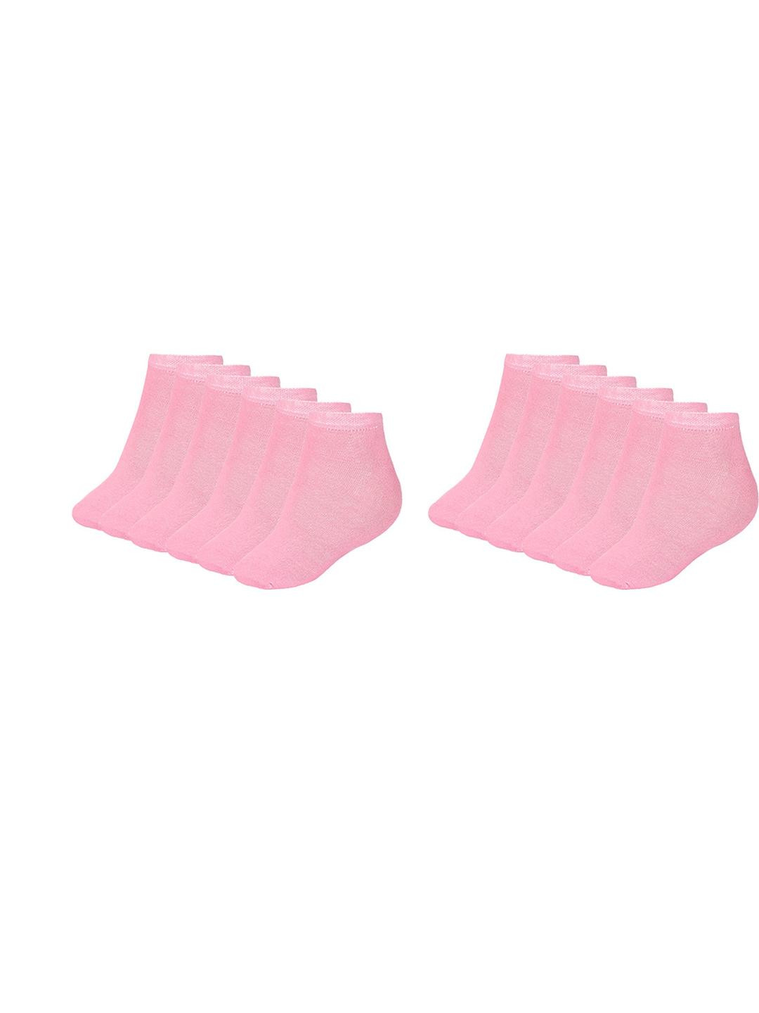MUKHAKSH Pink Cotton Socks