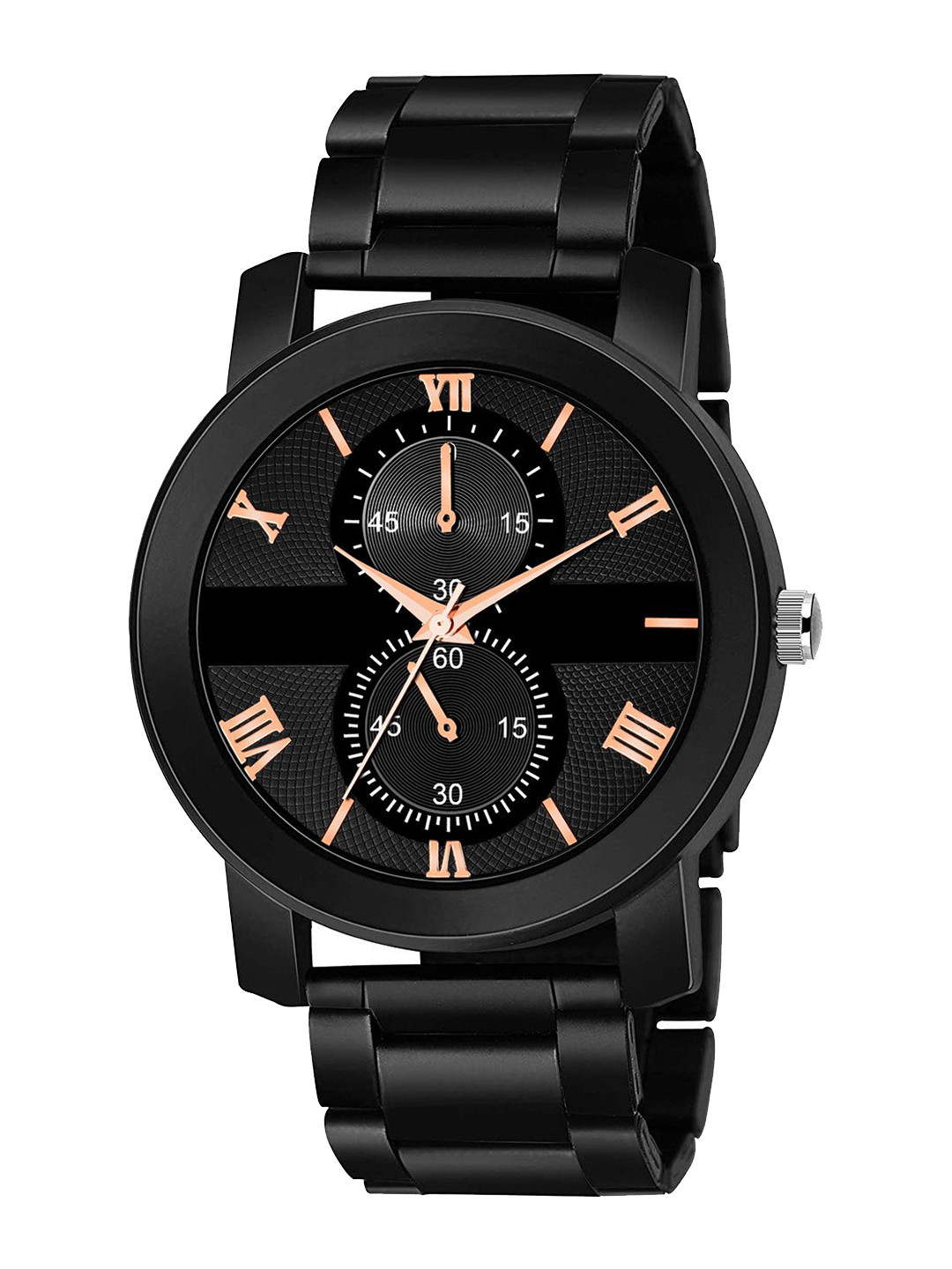 CSAMON Men Dial & Bracelet Style Straps Analogue Watch PEDO C9BLK NEW PU