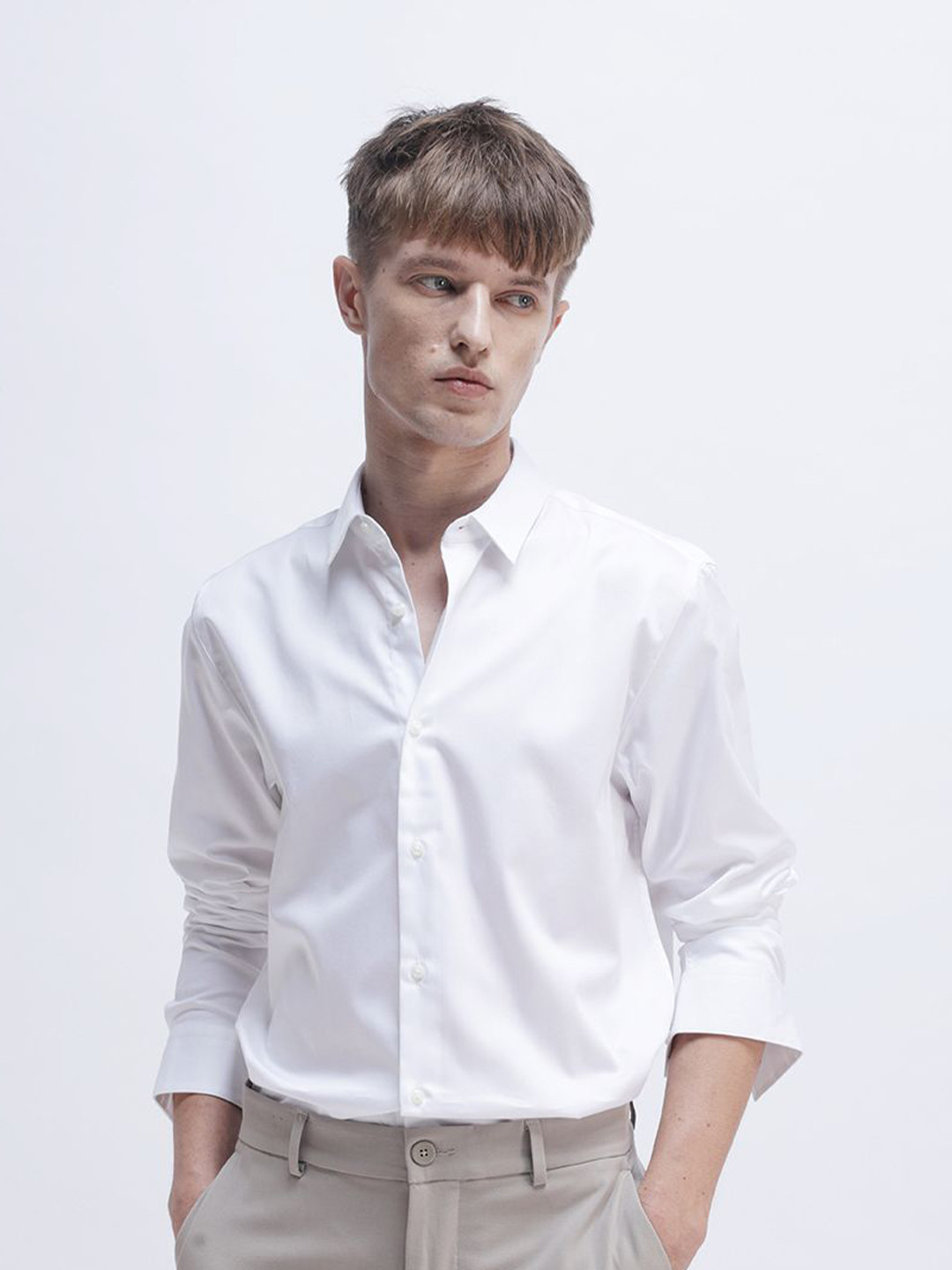 The Collection India Slim Stephen Slim Fit Cotton Casual Shirt