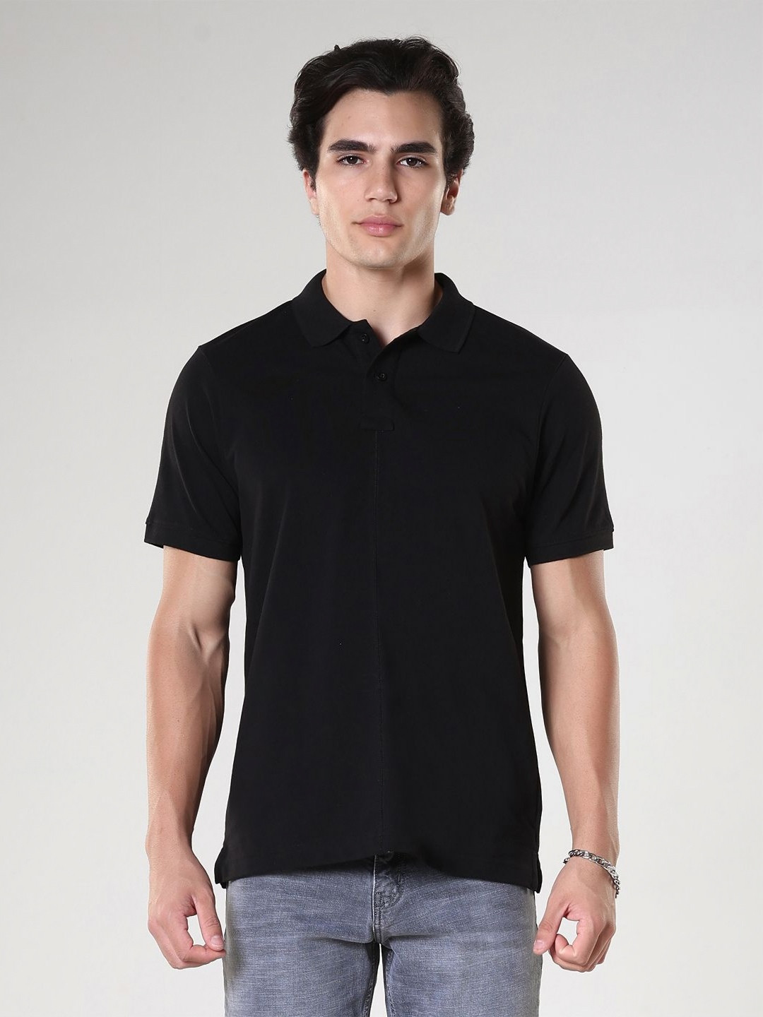 Espanshe Basic Polo Odessa Polo Collar Relaxed Fit T-Shirt