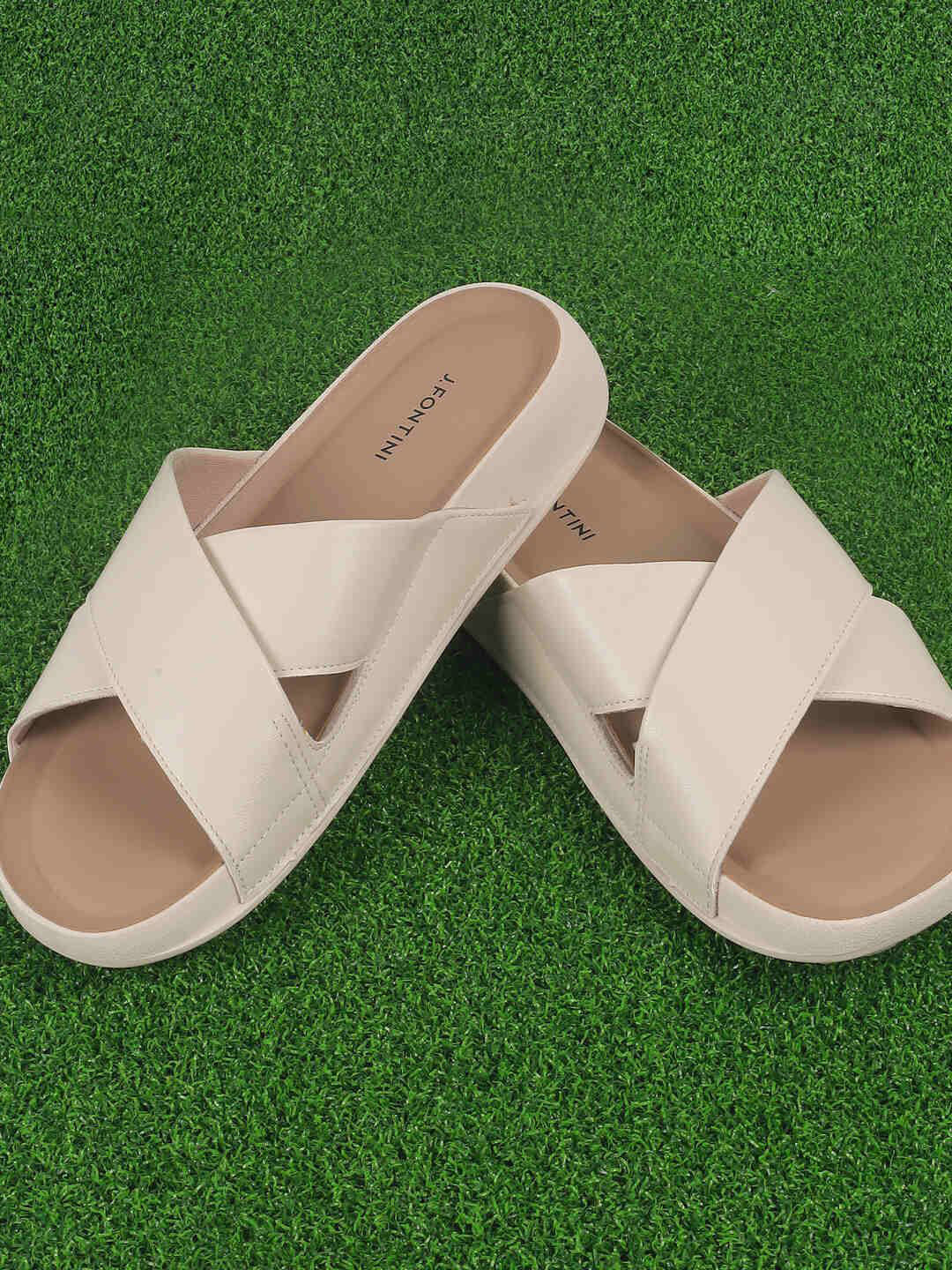 J.FONTINI Printed Platform Sandals