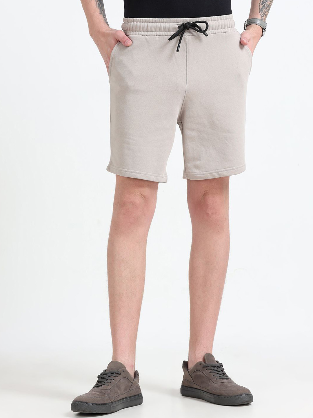 Espanshe Asheran Men High-Rise Cotton Shorts