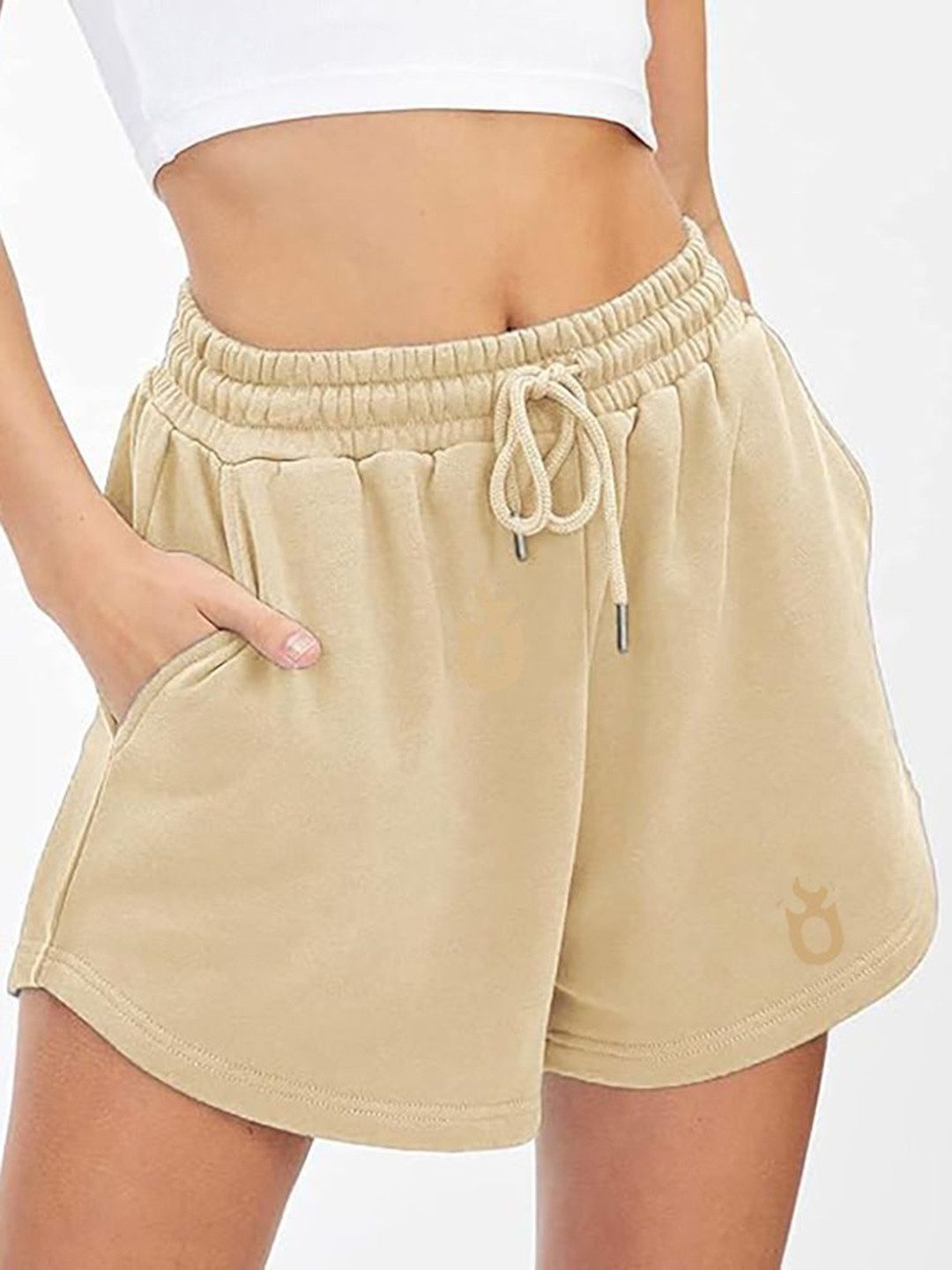 Hotfits Women Mid-Rise Training or Gym Shorts