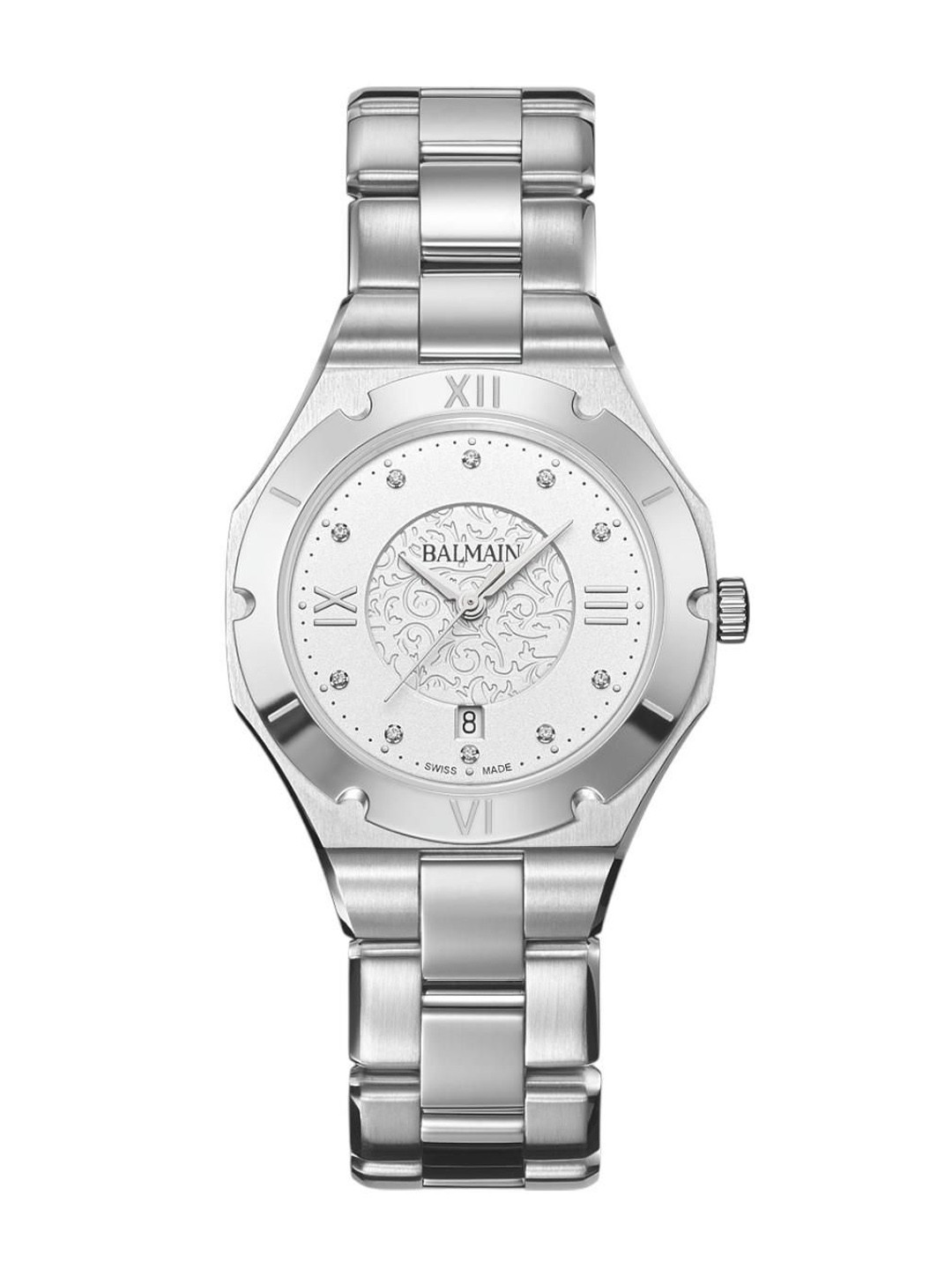 Balmain Women Dial & Stainless Steel Bracelet Style Straps Analogue Watch B49913312