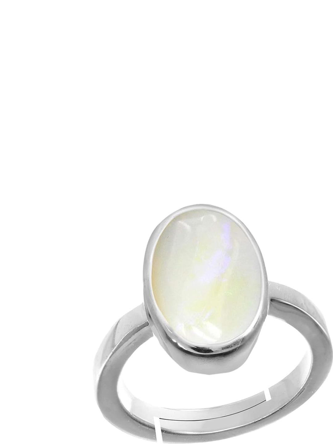 14.25 Ratti Natural Lab Certified Opal Gemstone Ring With Lab Certificate