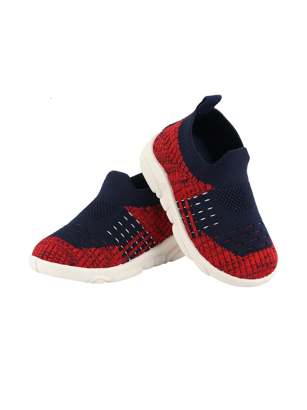 ROTATION Kids Red Printed Sneakers