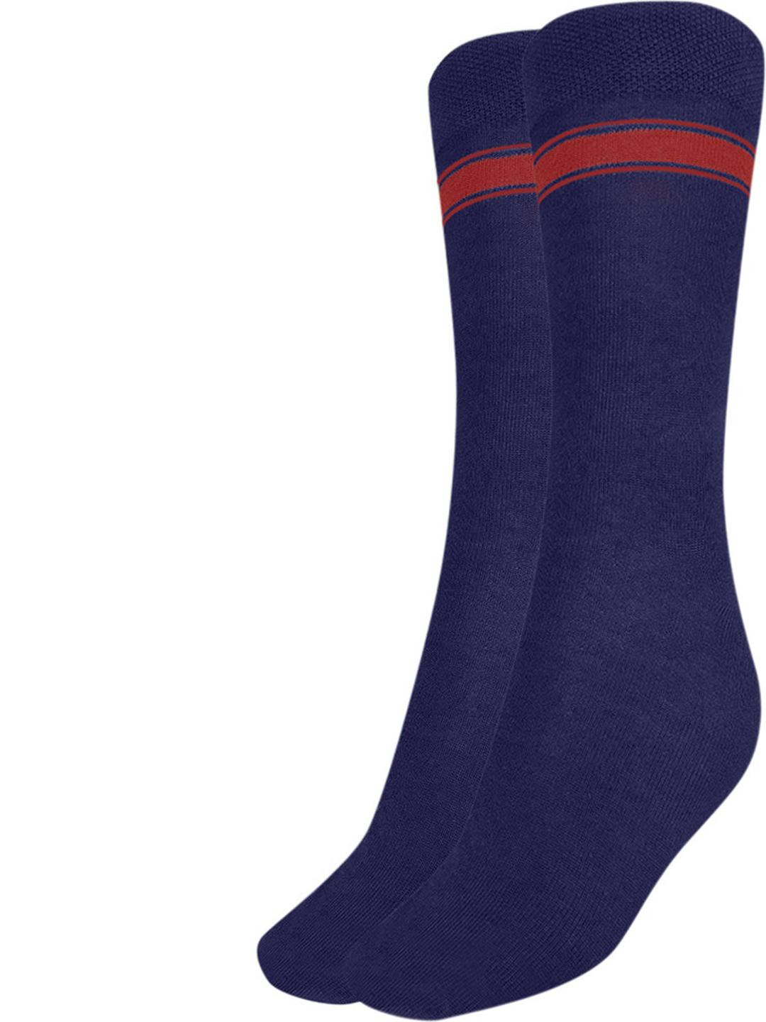 MUKHAKSH Blue Cotton Socks